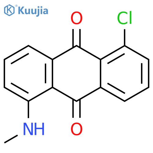9,10-Anthracenedione, 1-chloro-5-(methylamino)- structure