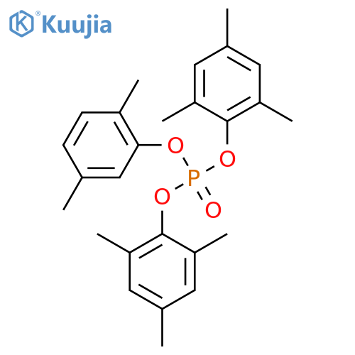 Phosphoric acid, 2,5-dimethylphenyl bis(2,4,6-trimethylphenyl) ester structure