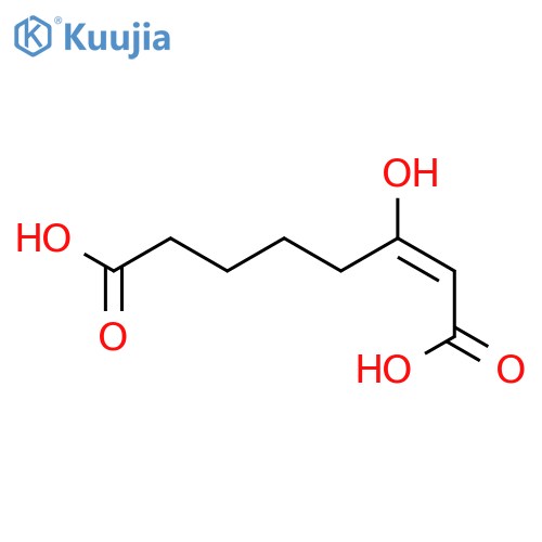 Octenedioic acid, 3-hydroxy- structure