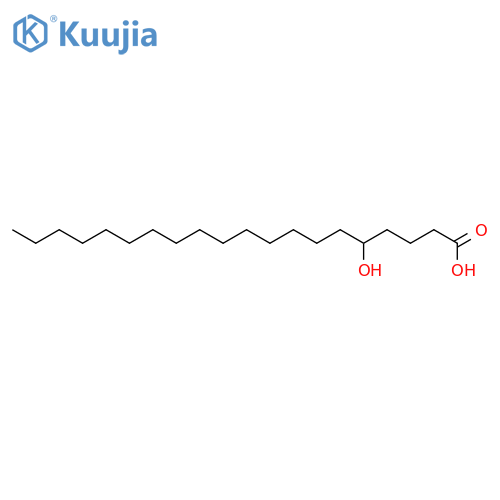 Eicosanoic acid, 5-hydroxy- structure