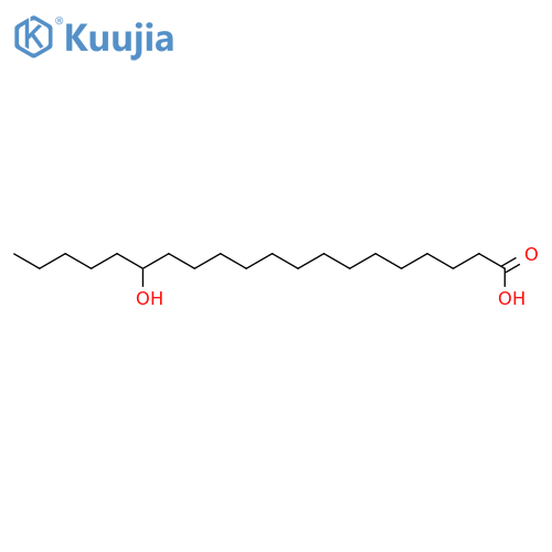 Eicosanoic acid,15-hydroxy- structure
