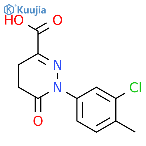 1-(3-Chloro-4-Methylphenyl)-6-Oxo-1,4,5,6-Tetrahydropyridazine-3-Carboxylic Acid structure
