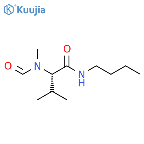 Butanamide, N-butyl-2-(formylmethylamino)-3-methyl-, (2S)- structure
