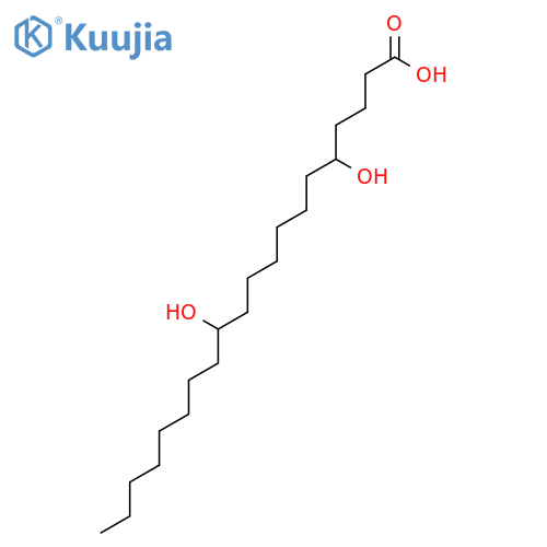 Eicosanoic acid, 5,12-dihydroxy- structure