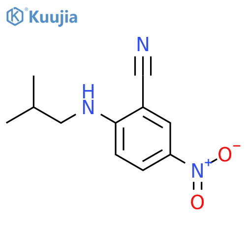 2-(Isobutylamino)-5-nitrobenzonitrile structure