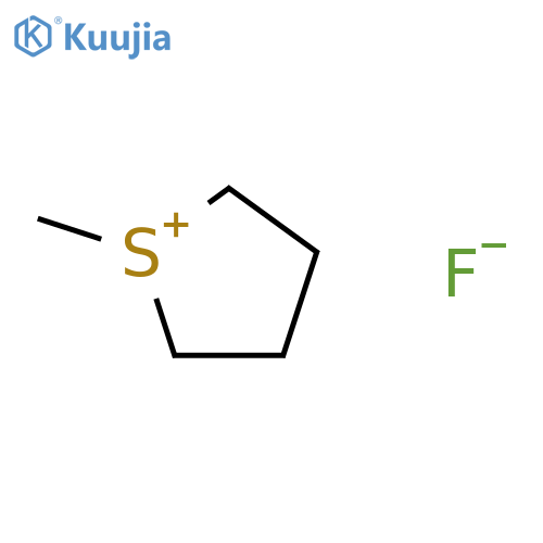 Thiophenium, tetrahydro-1-methyl-, fluoride structure