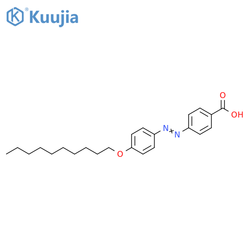 Benzoic acid, 4-[[4-(decyloxy)phenyl]azo]- structure