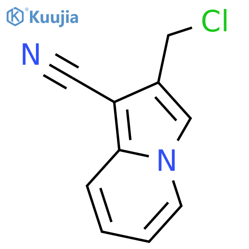 2-(chloromethyl)indolizine-1-carbonitrile structure