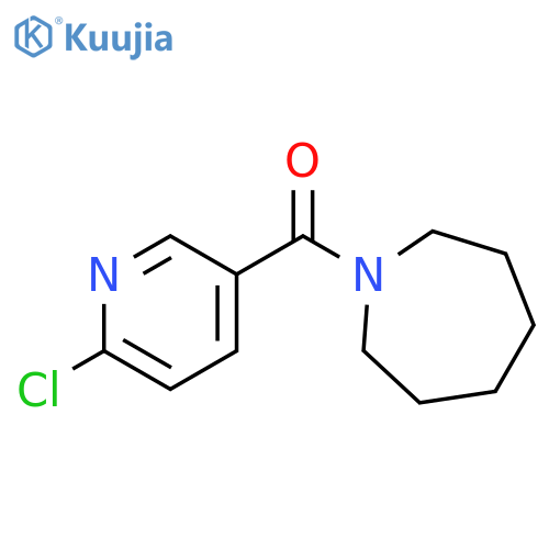 Methanone, (6-chloro-3-pyridinyl)(hexahydro-1H-azepin-1-yl)- structure