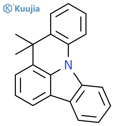 8H-Indolo[3,2,1-de]acridine, 8,8-dimethyl- structure