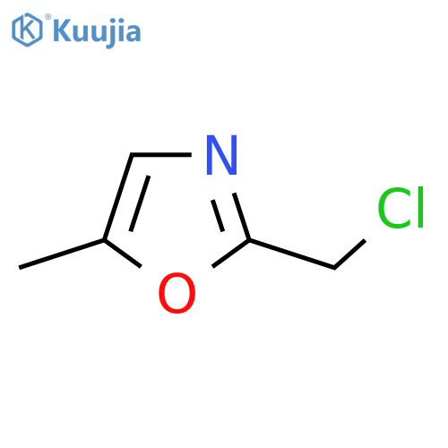 2-(Chloromethyl)-5-methyl-1,3-oxazole structure