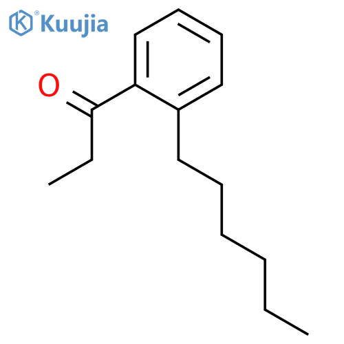 1-PROPANONE, 1-(2-HEXYLPHENYL)- structure