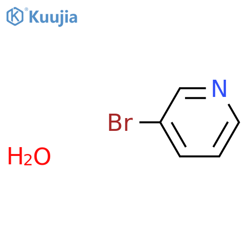 PYRIDINE, 3-BROMO-, MONOHYDRATE structure