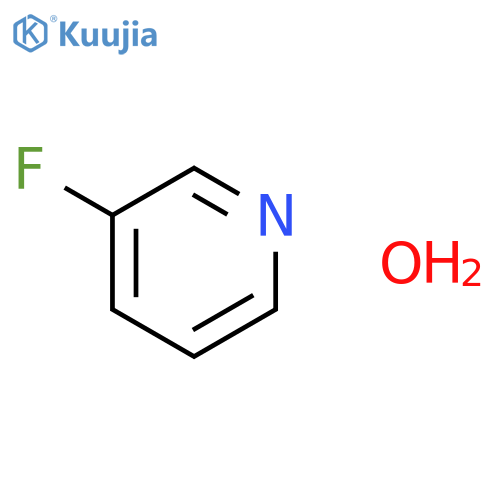 PYRIDINE, 3-FLUORO-, MONOHYDRATE structure