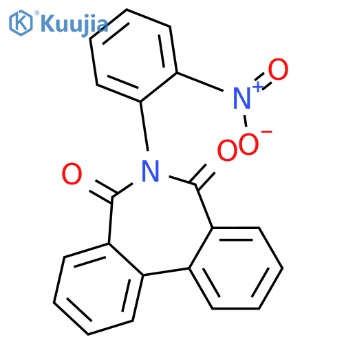 6-(2-nitrophenyl)-5H-dibenzo[c,e]azepine-5,7(6H)-dione structure