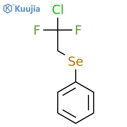 BENZENE, [(2-CHLORO-2,2-DIFLUOROETHYL)SELENO]- structure