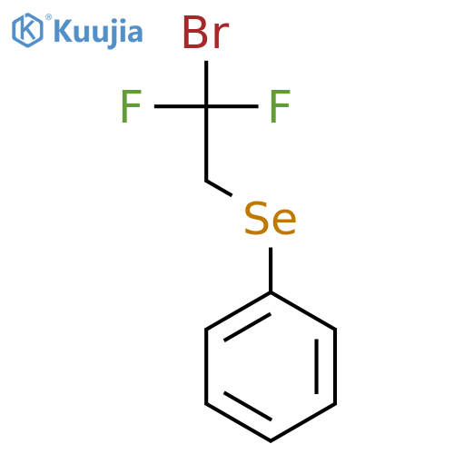 BENZENE, [(2-BROMO-2,2-DIFLUOROETHYL)SELENO]- structure