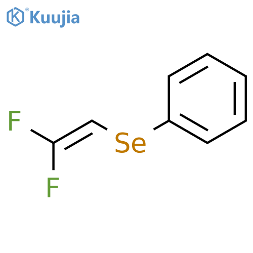BENZENE, [(2,2-DIFLUOROETHENYL)SELENO]- structure