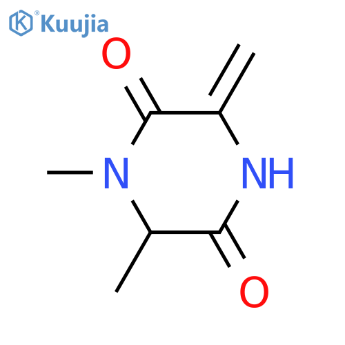 2,5-Piperazinedione,1,6-dimethyl-3-methylene- structure