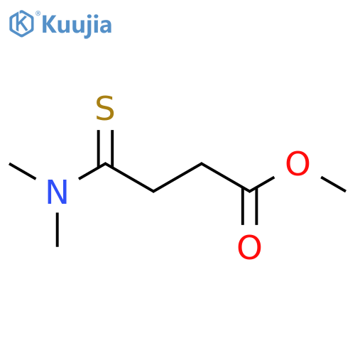Butanoic acid,4-(dimethylamino)-4-thioxo-, methyl ester structure