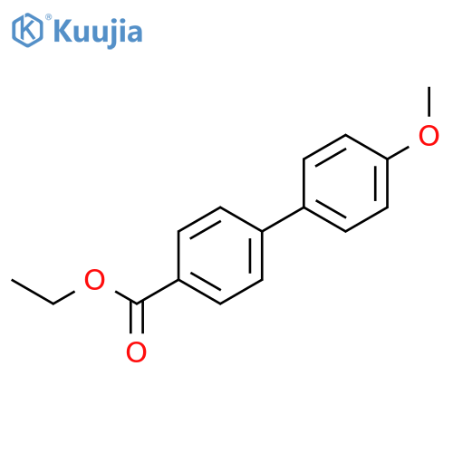 Ethyl 4'-methoxybiphenyl-4-carboxylate structure