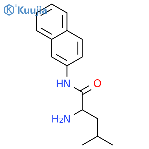 L-Leucine-β-naphthylamide structure