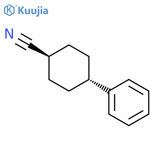 CYCLOHEXANECARBONITRILE, 4-PHENYL-, TRANS- structure