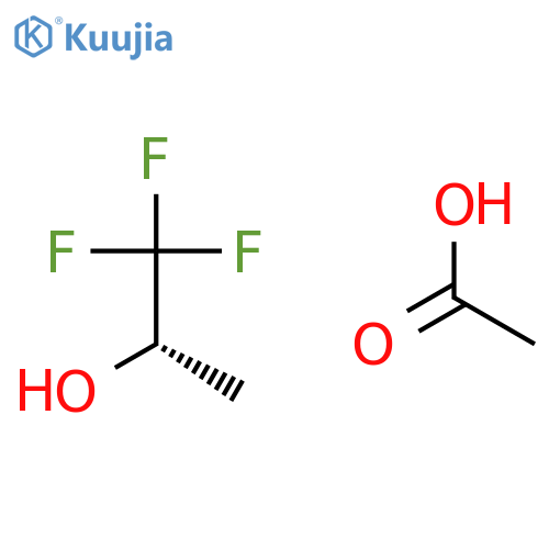 2-PROPANOL, 1,1,1-TRIFLUORO-, ACETATE, (S)- structure
