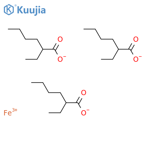 Iron(III) 2-Ethylhexanoate (Nominally 50% in mineral spirits, Fe 6%) structure