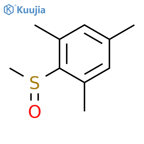 Benzene, 1,3,5-trimethyl-2-(methylsulfinyl)- structure