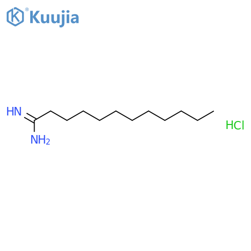 Dodecanimidamide;hydrochloride structure