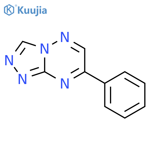 1,2,4-Triazolo(4,3-b)(1,2,4)triazine, 7-phenyl- structure