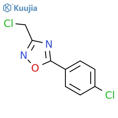 3-(Chloromethyl)-5-(4-chlorophenyl)-1,2,4-oxadiazole structure