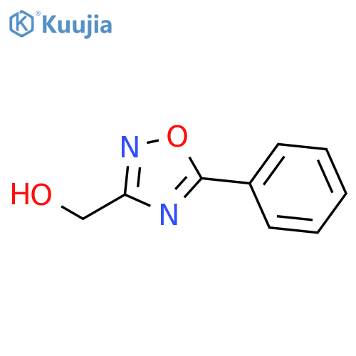 (5-phenyl-1,2,4-oxadiazol-3-yl)methanol structure