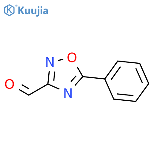1,2,4-Oxadiazole-3-carboxaldehyde, 5-phenyl- structure