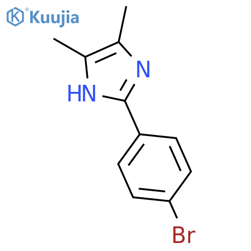 2-(4-BROMO-PHENYL)-4,5-DIMETHYL-1H-IMIDAZOLE structure