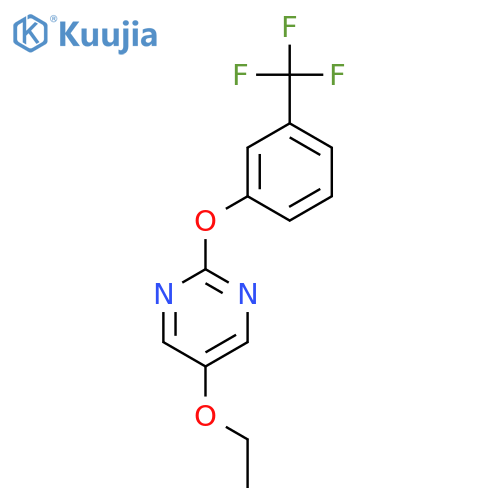 PYRIMIDINE, 5-ETHOXY-2-[3-(TRIFLUOROMETHYL)PHENOXY]- structure