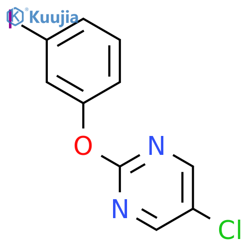 Pyrimidine, 5-chloro-2-(3-iodophenoxy)- structure