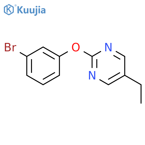 Pyrimidine, 2-(3-bromophenoxy)-5-ethyl- structure