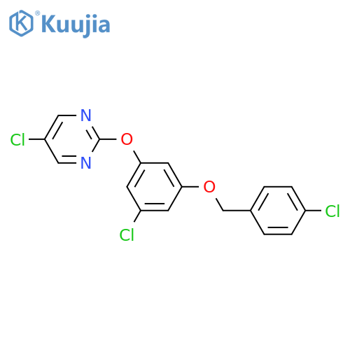 PYRIMIDINE, 5-CHLORO-2-[3-CHLORO-5-[(4-CHLOROPHENYL)METHOXY]PHENOXY]- structure