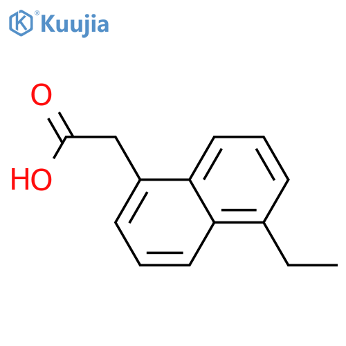 1-Naphthaleneaceticacid, 5-ethyl- structure
