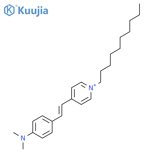 Pyridinium, 1-decyl-4-[2-[4-(dimethylamino)phenyl]ethenyl]- structure