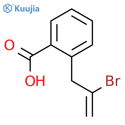 2-(2-Bromo-2-propenyl)benzoic acid structure