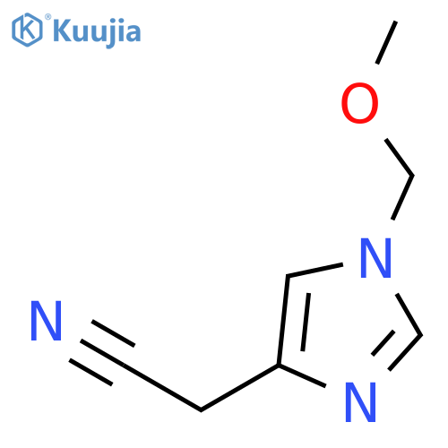 1H-Imidazole-4-acetonitrile,1-(methoxymethyl)- structure