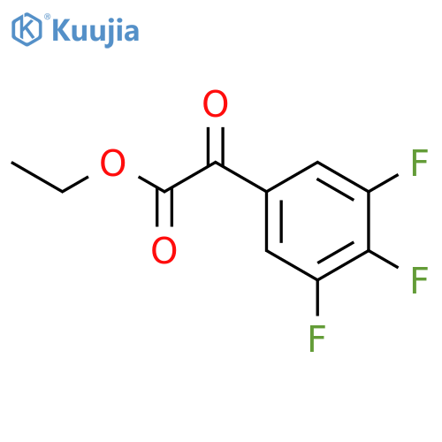 ethyl oxo(3,4,5-trifluorophenyl)acetate structure