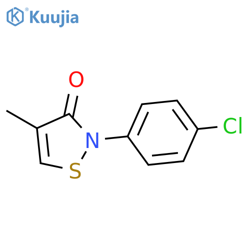 3(2H)-ISOTHIAZOLONE, 2-(4-CHLOROPHENYL)-4-METHYL- structure