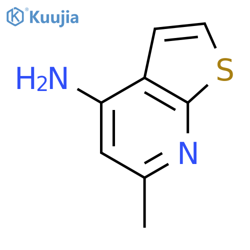 6-Methyl-thieno2,3-bpyridin-4-ylamine structure