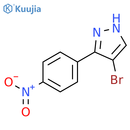 4-Bromo-3-(4-nitrophenyl)-1H-pyrazole structure