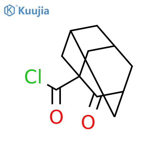 TRICYCLO[3.3.1.13,7]DECANE-1-CARBONYL CHLORIDE, 2-OXO- structure