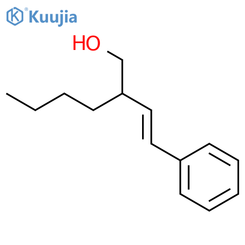 1-HEXANOL, 2-[(1E)-2-PHENYLETHENYL]- structure